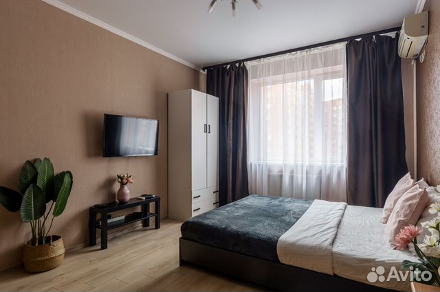 

1-к. квартира, 42 м², 2 кровати