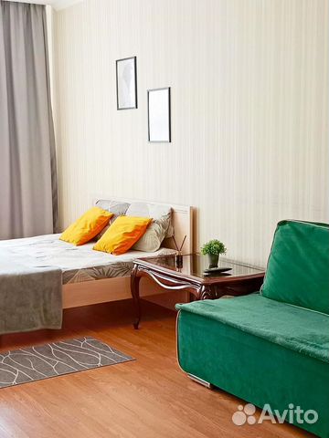 

1-к. квартира, 45 м², 2 кровати