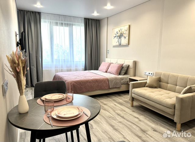 

Квартира-студия, 26 м², 2 кровати