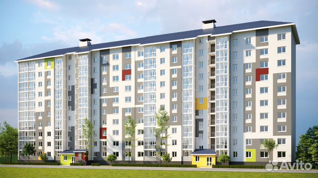 2-к квартира, 45.6 м², 6/10 эт.