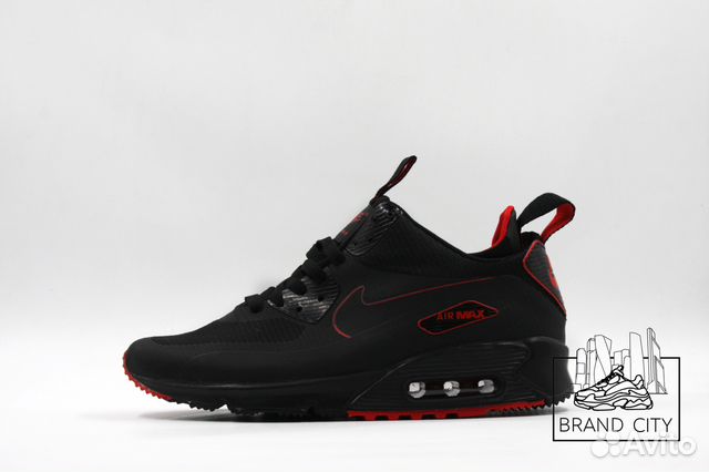 nike air max mid winter black