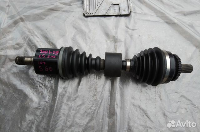 Привод пер. слева volvo S60, 2001-09, 2.4-2.5, AWD