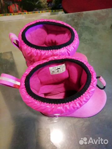 Сапоги зимние crocs c11 стелька 17 см 27 размер