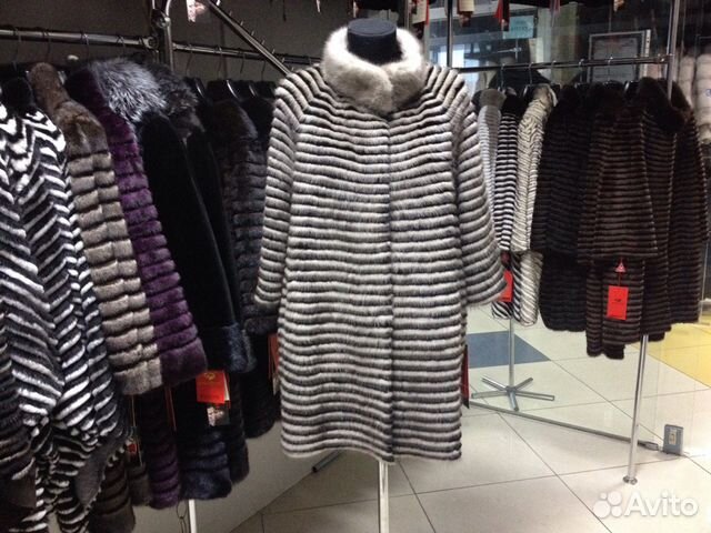 Шуба вязанная норка Шуба вязанная норка