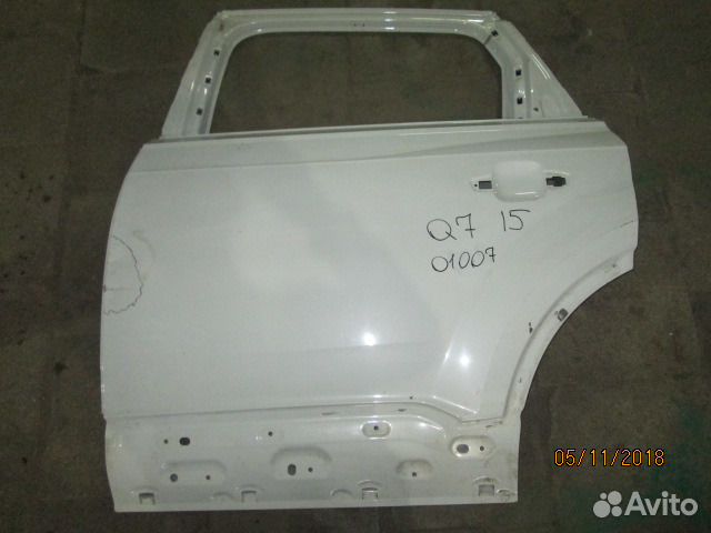 Дверь задняя левая Ауди Q7 4M audi 15