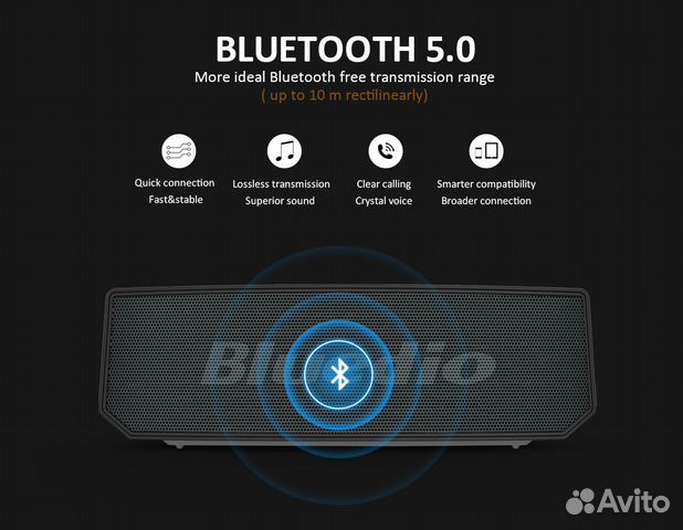 Портативная Bluetooth-колонка Bluedio BS-6