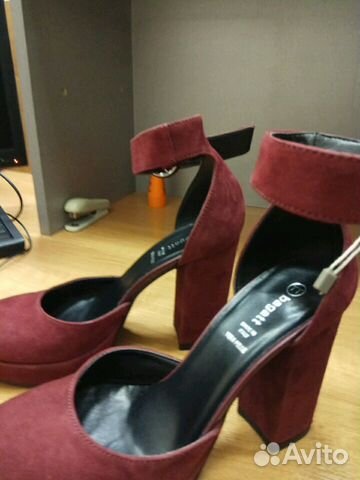 Новые замшевые туфли Италия Новые замшевые туфли Италия