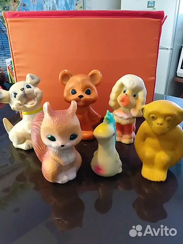 Ретро игрушка резиновая