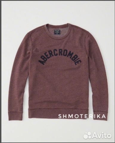 Abercrombie Fitch Толстовка Бордо муж, Новая Abercrombie Fitch Толстовка Бордо муж, Новая