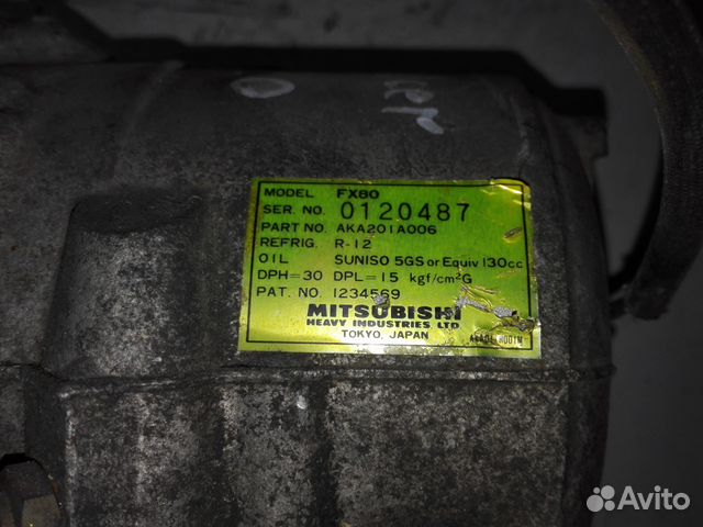 Компрессор кондиционера Митсубиси Галант 6 89-92 Компрессор кондиционера Митсубиси Галант 6 89-92