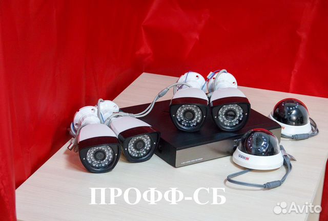 Видеонаблюдение 6 камер 1TX824-9 Гарантия до 3лет