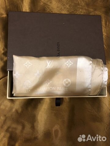 Шелковый шарф оригинальный Louis Vuitton
