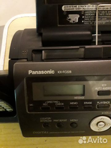 Факс Panasonic kx-fc228 Факс Panasonic kx-fc228