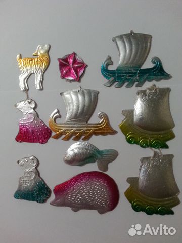 Елочные игрушки (картонаж)