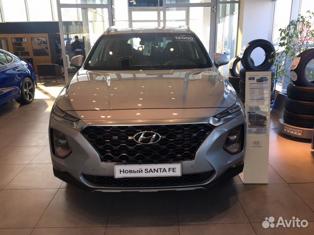 Hyundai Santa Fe 2.2 AT, 2019, 1 км