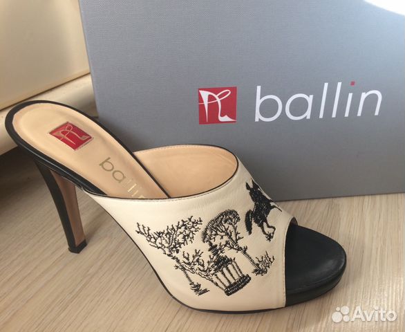 Сабо Босоножки Ballin Италия оригинал кожа 38 р