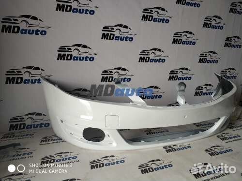 Бампер передний рено логан под птф с 2010 белый Бампер передний рено логан под птф с 2010 белый