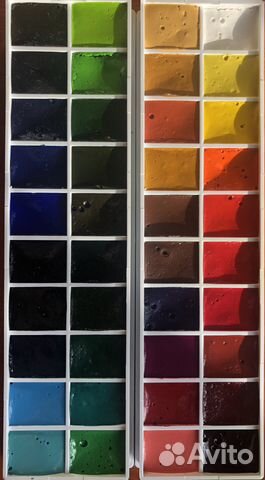 Акварель художественная Дедовская набор 40 цветов Акварель художественная Дедовская набор 40 цветов