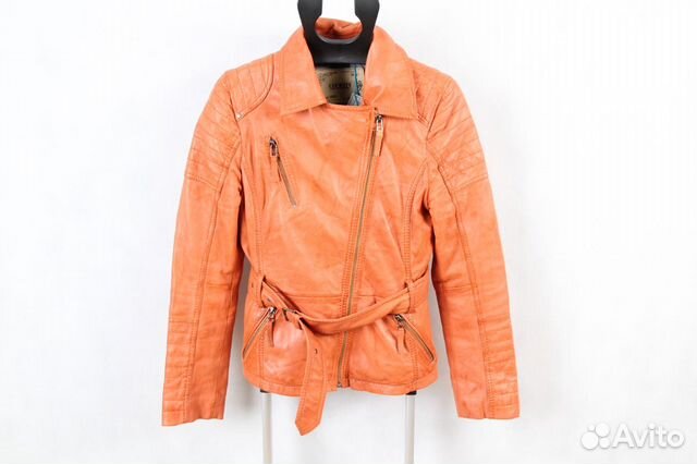 Кожаная куртка косуха Oakwood S 34681