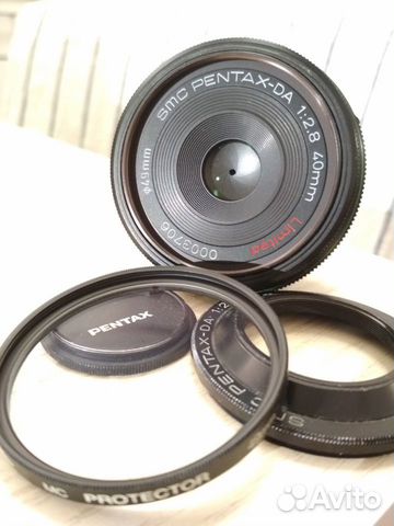 Объектив Pentax SMC DA 2,8F limited 40mm Объектив Pentax SMC DA 2,8F limited 40mm
