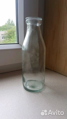 Бутылка молочная времен СССР