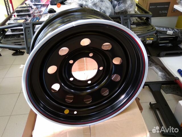 Диск усиленный УАЗ стальной черный R16 ET-19