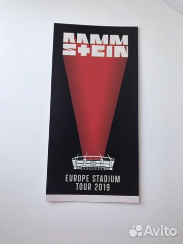 Билеты на концерт Rammstein 2019