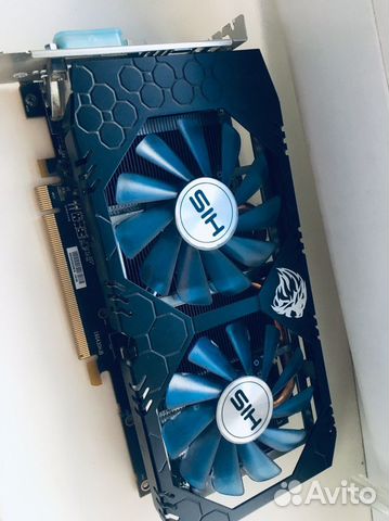 Неисправная видеокарта HIS RX 570 4gb