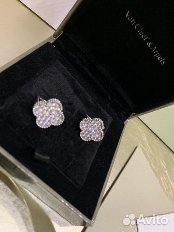 Серьги новые Van Cleef Arpels