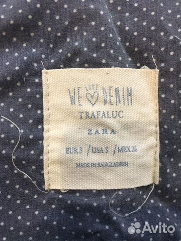 Джинсовый комбинезон Zara Джинсовый комбинезон Zara