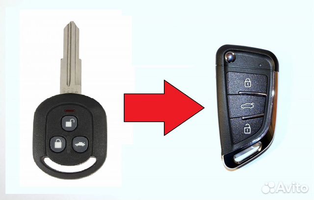 Ключ Шевроле Лачетти, Chevrolet Lacetti, выкидной Ключ Шевроле Лачетти, Chevrolet Lacetti, выкидной