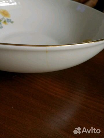 Салатница GDR и стеклянная салатница