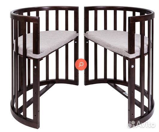 Детская овальная кроватка ellipse bed (бук) Детская овальная кроватка ellipse bed (бук)