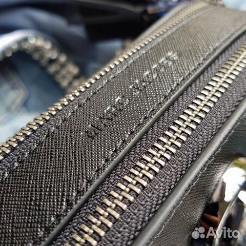 Сумка Marc Jacobs Snapshot DTM черная с ремнем