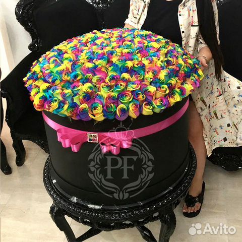 301 роза радуга