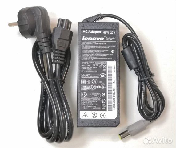 Блок питания для ноутбука Lenovo 20V 3.25A DC 8.0