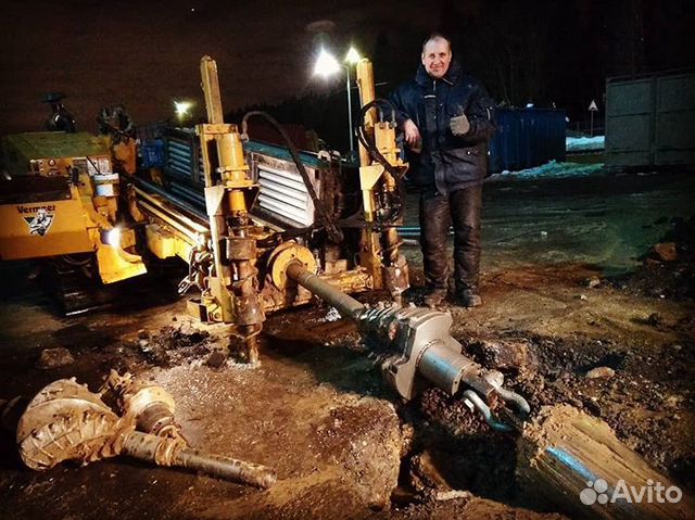 Гнб. Прокол под дорогой. Мы производим работы Гнб. Прокол под дорогой. Мы производим работы