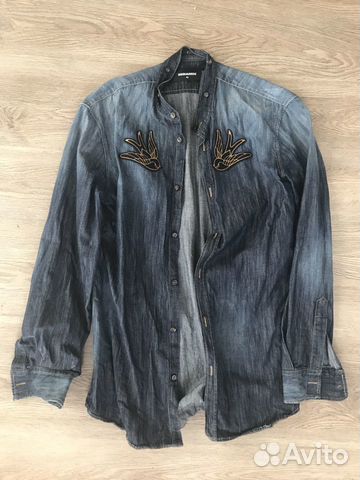 Рубашка джинсовая dsquared2 Рубашка джинсовая dsquared2