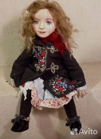 Авторская интерьерная кукла Юленька