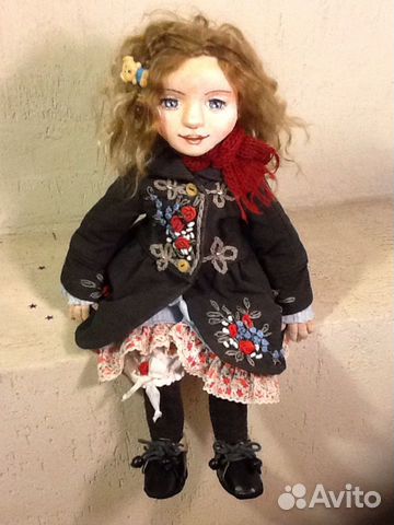 Авторская интерьерная кукла Юленька