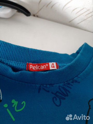 Свитшот Pelican, размер 4 на рост 98-104