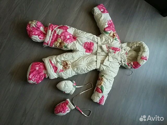 Комбинезон детский с подкладом (зима-осень-весна)