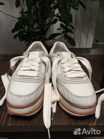 Кожаные кроссовки Zara, 38 р-р