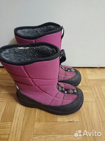 Сапоги зимние детские на девочку Kuoma