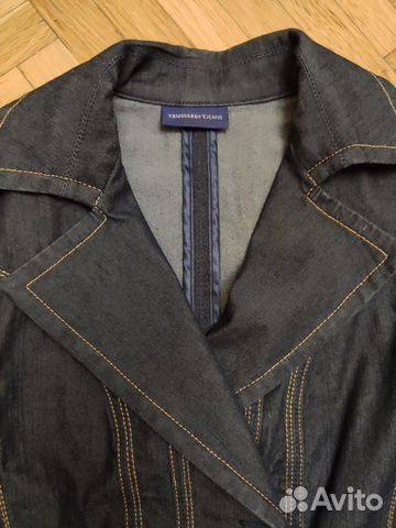 Джинсовый пиджак trussardi jeans Джинсовый пиджак trussardi jeans