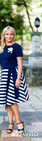 Платье в морском стиле Платье в морском стиле