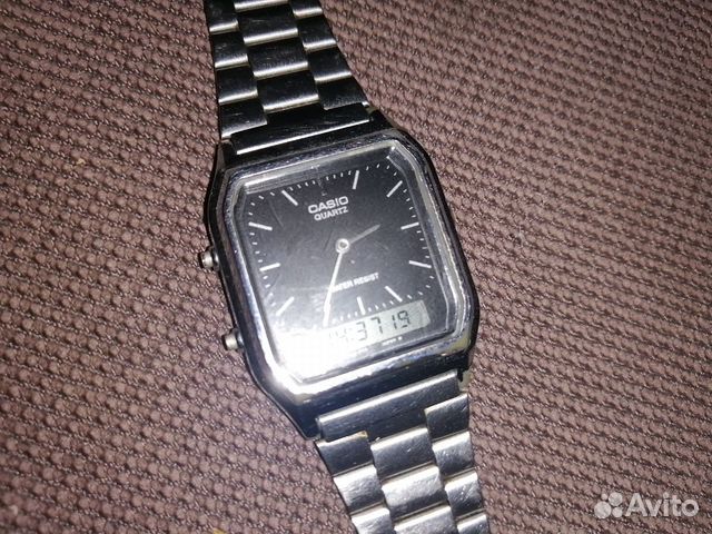 casio aq 230 silver