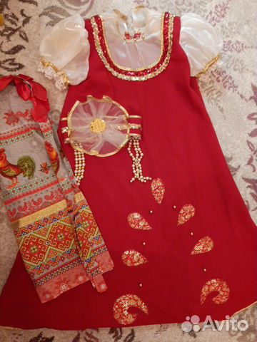 Платье русско- народное, на новый год