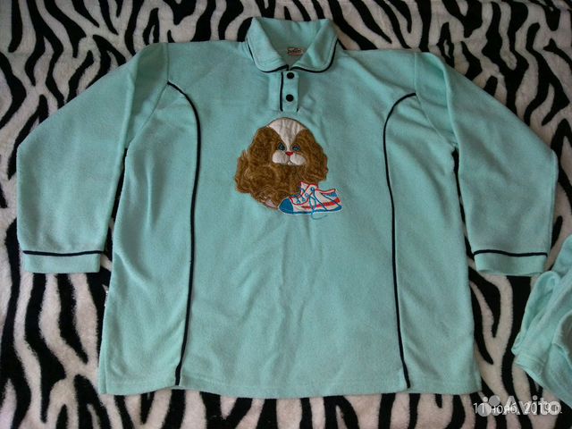 Тёплая пижама р-р 50-52