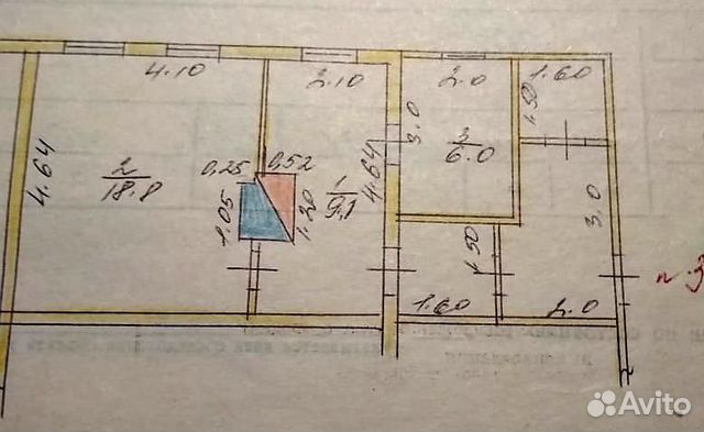 1-к квартира, 46 м², 1/1 эт. 1-к квартира, 46 м², 1/1 эт.